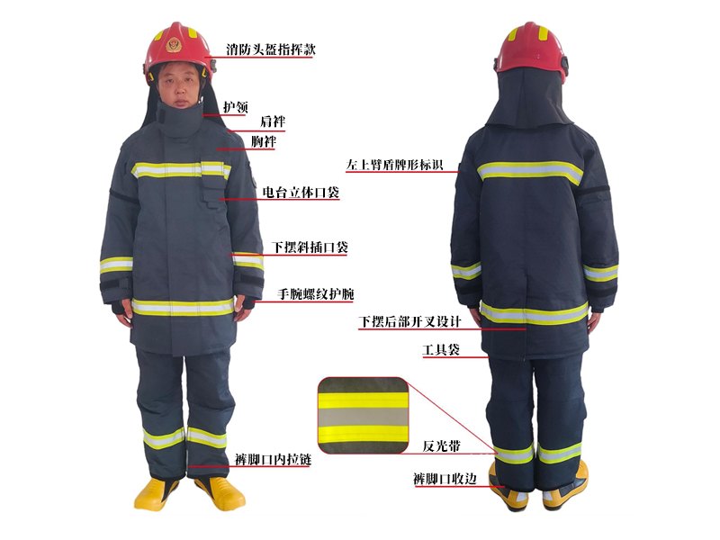 17式消防员灭火指挥服